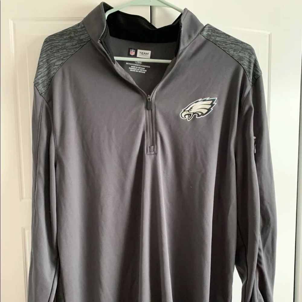 NWOT Philly Eagles quarter zip size Large